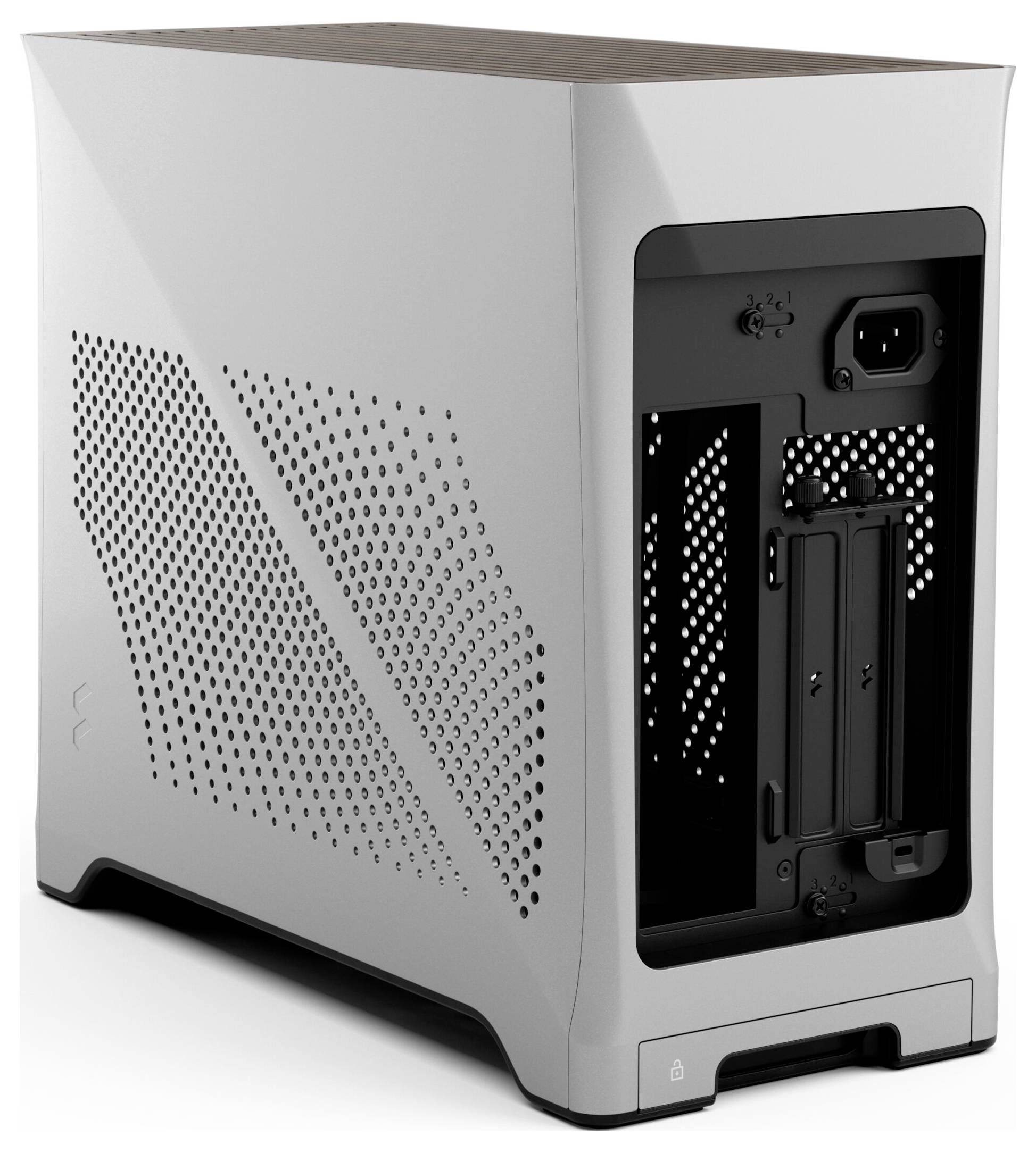 Fractal Design FD-C-ERA2N-01 Mini-Tower PC-Gehäuse Silber Staubfilter-9