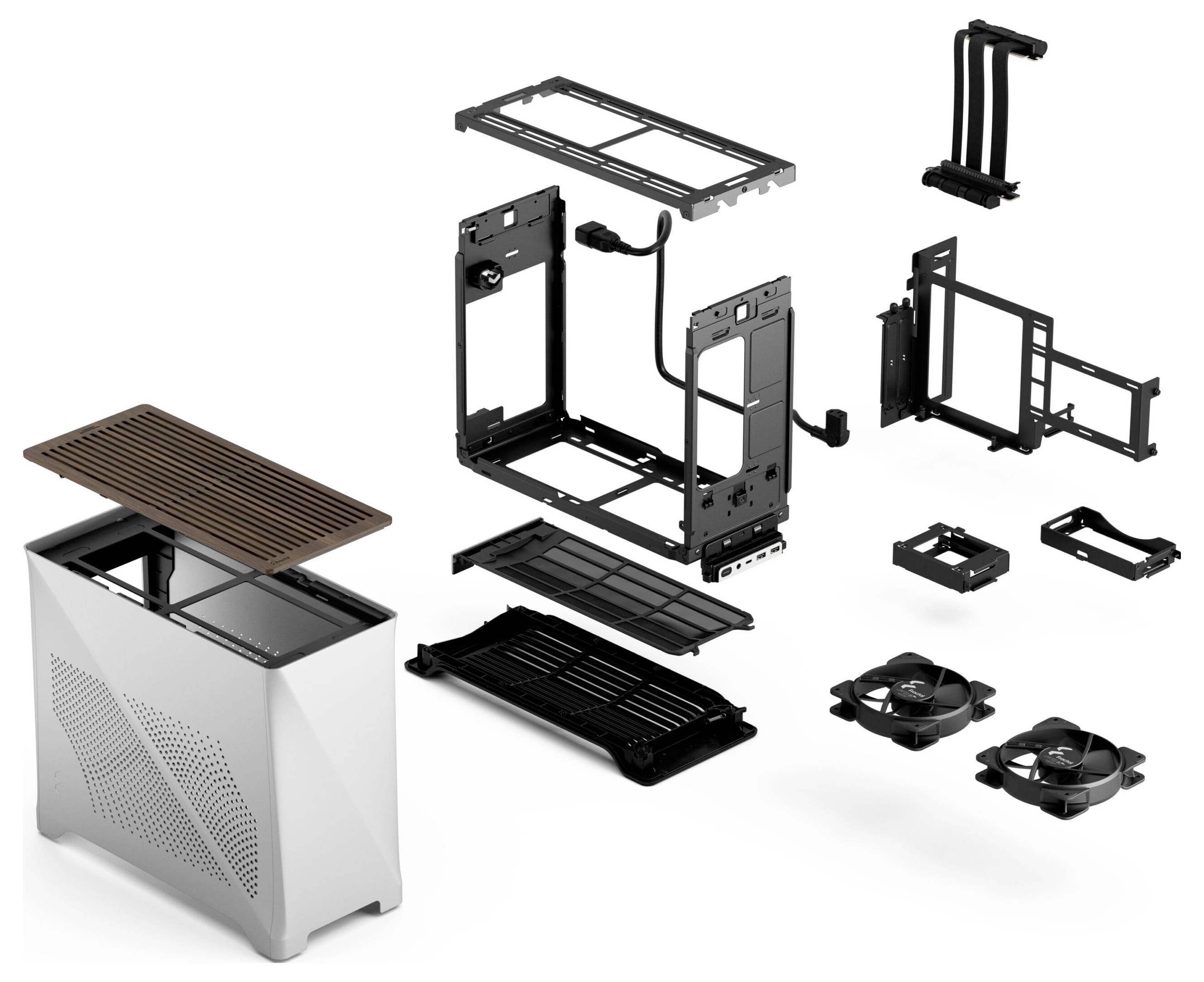 Fractal Design FD-C-ERA2N-01 Mini-Tower PC-Gehäuse Silber Staubfilter-28