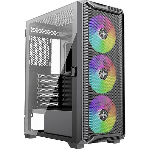 Xilence X613 Midi-Tower PC-Gehäuse Schwarz Staubfilter