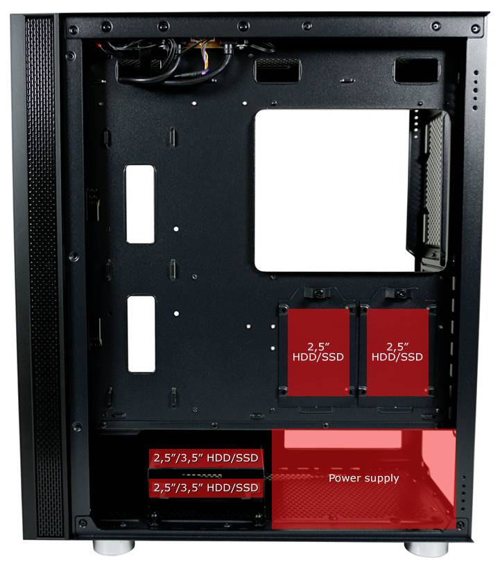 LC Power 8000B Midi-Tower PC-Gehäuse Schwarz-9