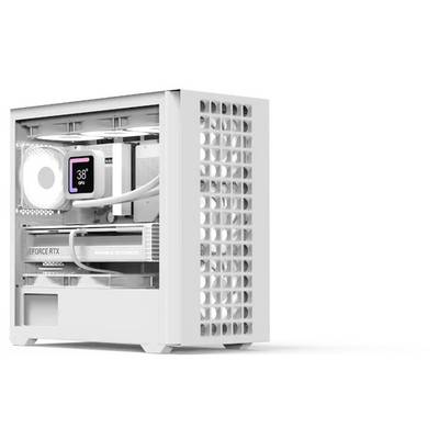 AeroCool D302A-G-WT Mini-Tower PC-Gehäuse Schwarz, Weiß-0