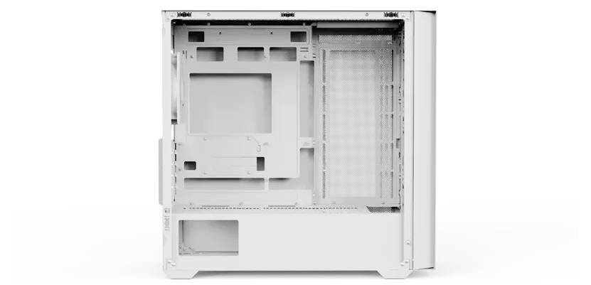 AeroCool D302A-G-WT Mini-Tower PC-Gehäuse Schwarz, Weiß-1