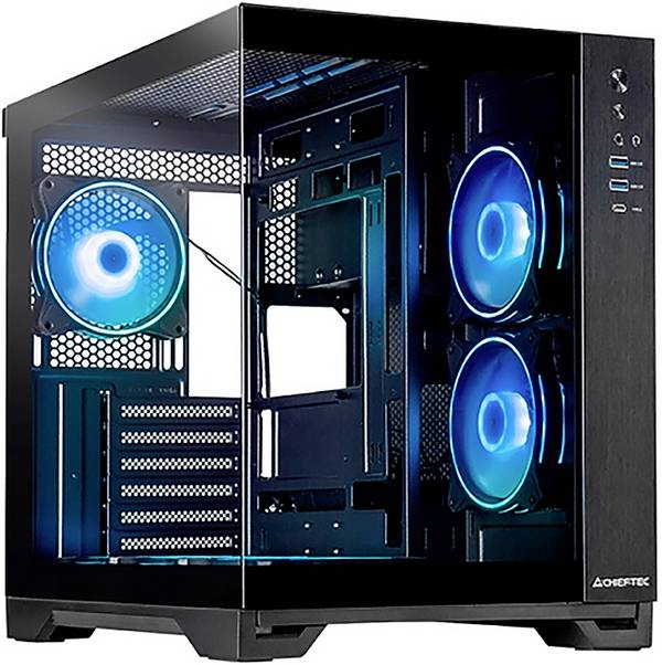 Chieftec GM-30B-TG-OP HTPC PC-Gehäuse  Schwarz