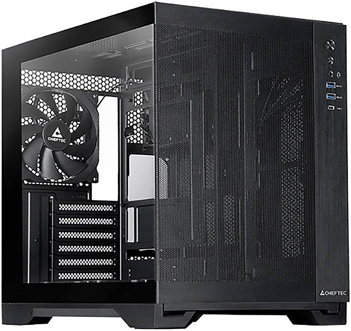 Chieftec GM-30B-M-OP HTPC PC-Gehäuse Schwarz