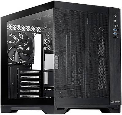 Chieftec GM-30B-M-OP HTPC PC-Gehäuse Schwarz