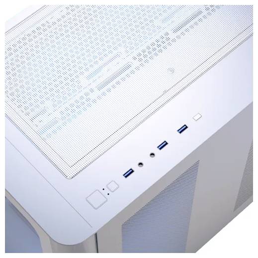 AeroCool P500C-G-WT-V1 Midi-Tower PC-Gehäuse Schwarz, Weiß-1