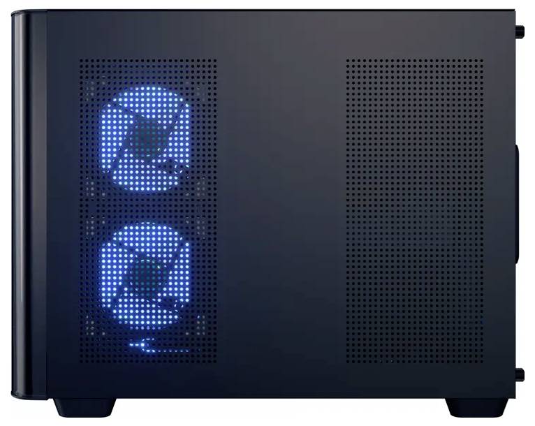 AeroCool P300C-G-BK-V1 Mini-Tower PC-Gehäuse Schwarz, Weiß-1