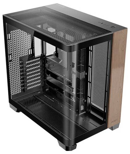 Antec C8 Full Tower PC-Gehäuse Schwarz, Transparent, Holz