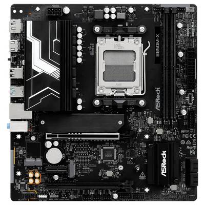 ASRock B850M-X Mainboard Sockel (PC) AMD® AM5 Formfaktor (Details) Micro-ATX Mainboard-Chipsatz AMD® B850-1