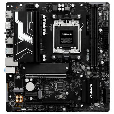 ASRock B850M-X Mainboard Sockel (PC) AMD® AM5 Formfaktor (Details) Micro-ATX Mainboard-Chipsatz AMD® B850-4