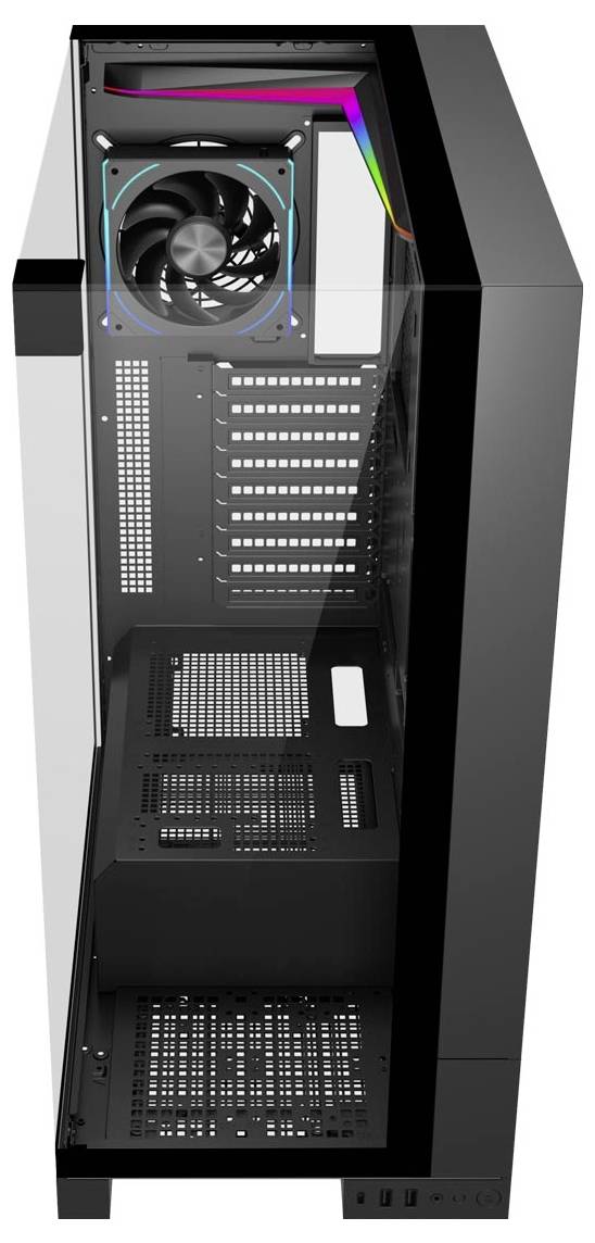 FSP Fortron POC0000276 Tower PC-Gehäuse Schwarz, Weiß-2