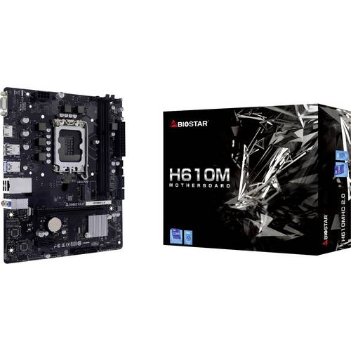 Thumbnail - BioStar H610MHC Mainboard Sockel (PC) Intel® LGA 1700 Formfaktor (Details) Micro-ATX Mainboard-Chipsatz Intel® H610