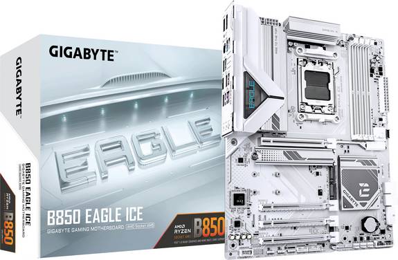 Gigabyte B850 Mainboard Sockel (PC) AMD® AM5 Formfaktor (Details) ATX Mainboard-Chipsatz AMD® B850