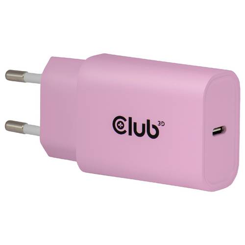Thumbnail - club3D CAC-3021 USB Ladegerät 30 W Pink Innenbereich