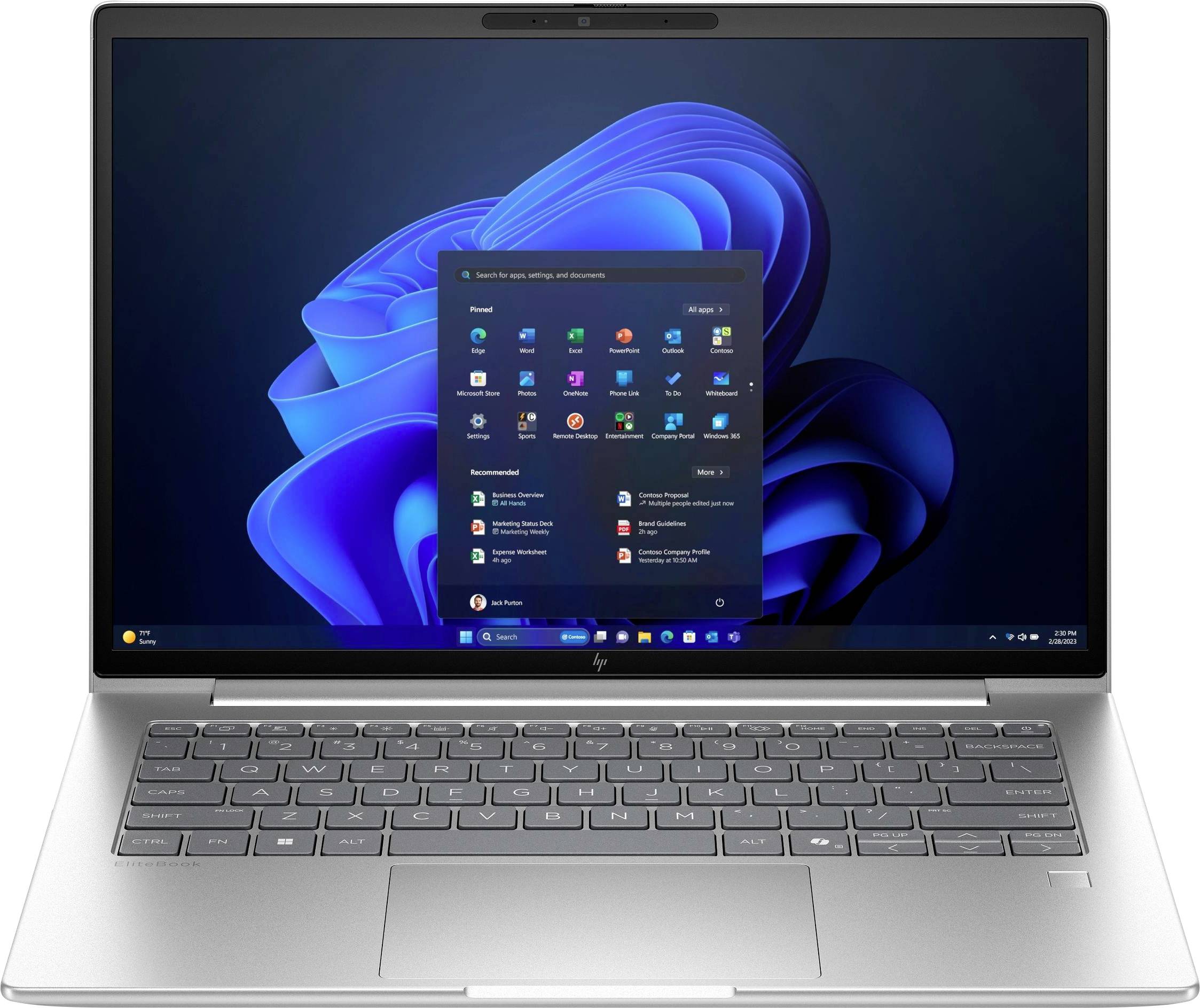 HP Notebook EliteBook 6 G1i 14 A37KXET CoPilot+ zertifiziert 35.6 cm (14 Zoll) WUXGA Intel® Core™ Ultra 5 (Series 2) 225-0