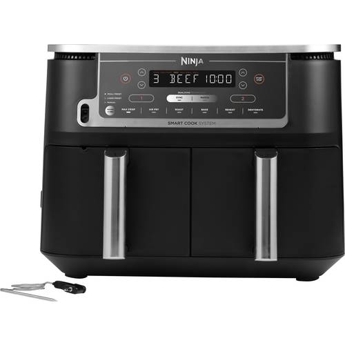 Thumbnail - Ninja Foodi Max Dual Zone AF451EU Heißluft-Fritteuse 9.5 l 2470 W Schwarz