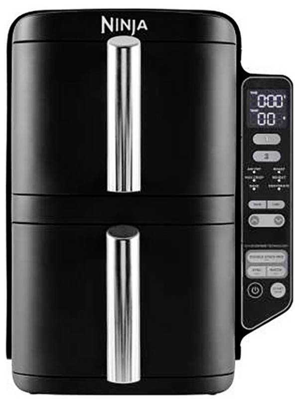 Ninja Double Stack SL300EU Heißluft-Fritteuse 7.6 l   Schwarz