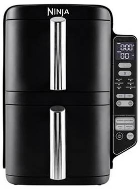 Ninja Double Stack SL300EU Heißluft-Fritteuse 7.6 l   Schwarz