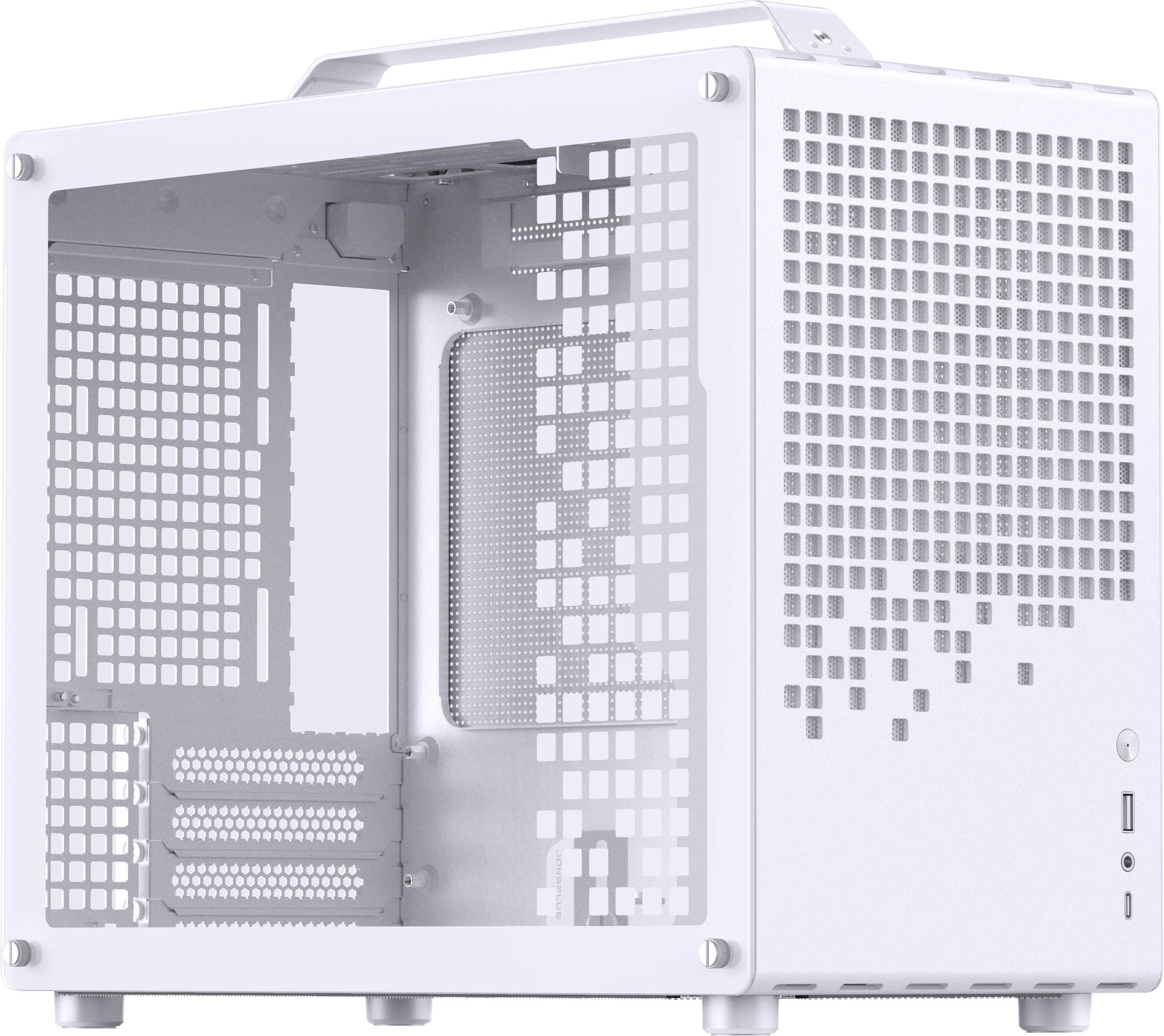 Jonsbo Z20 Micro-Tower Gehäuse, Gaming-Gehäuse, PC-Gehäuse Weiß