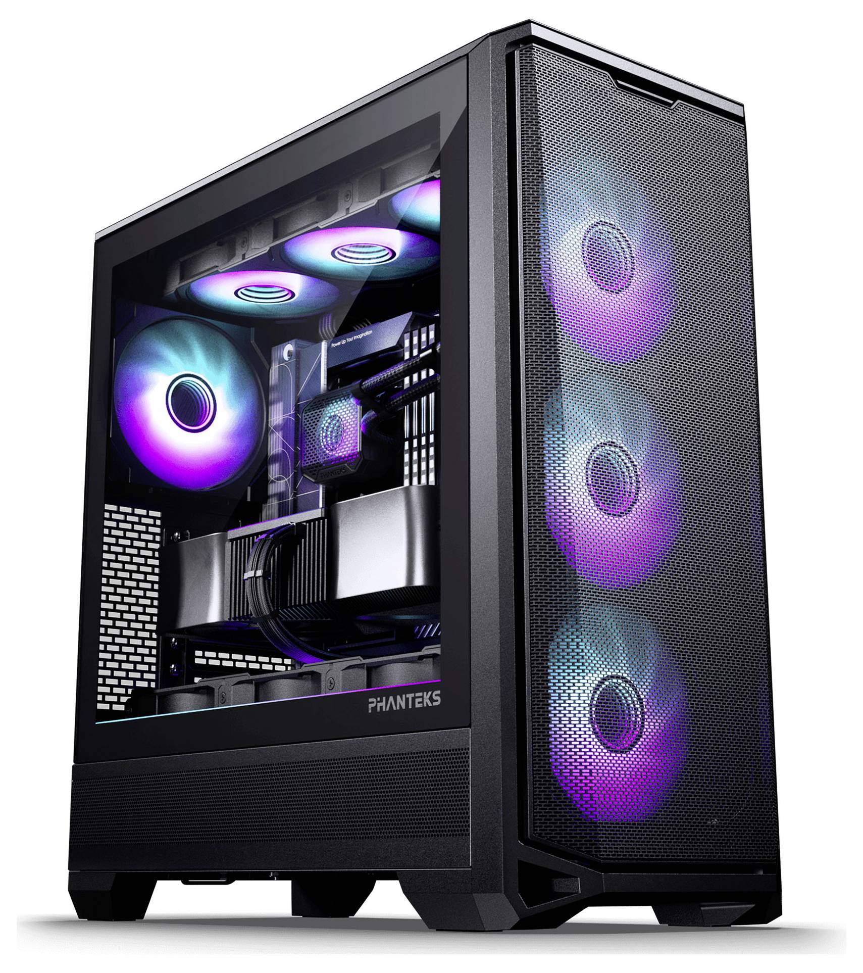 Phanteks PH-EC400GA_DBK01 Midi-Tower Gehäuse, Gaming-Gehäuse, PC-Gehäuse Schwarz-2