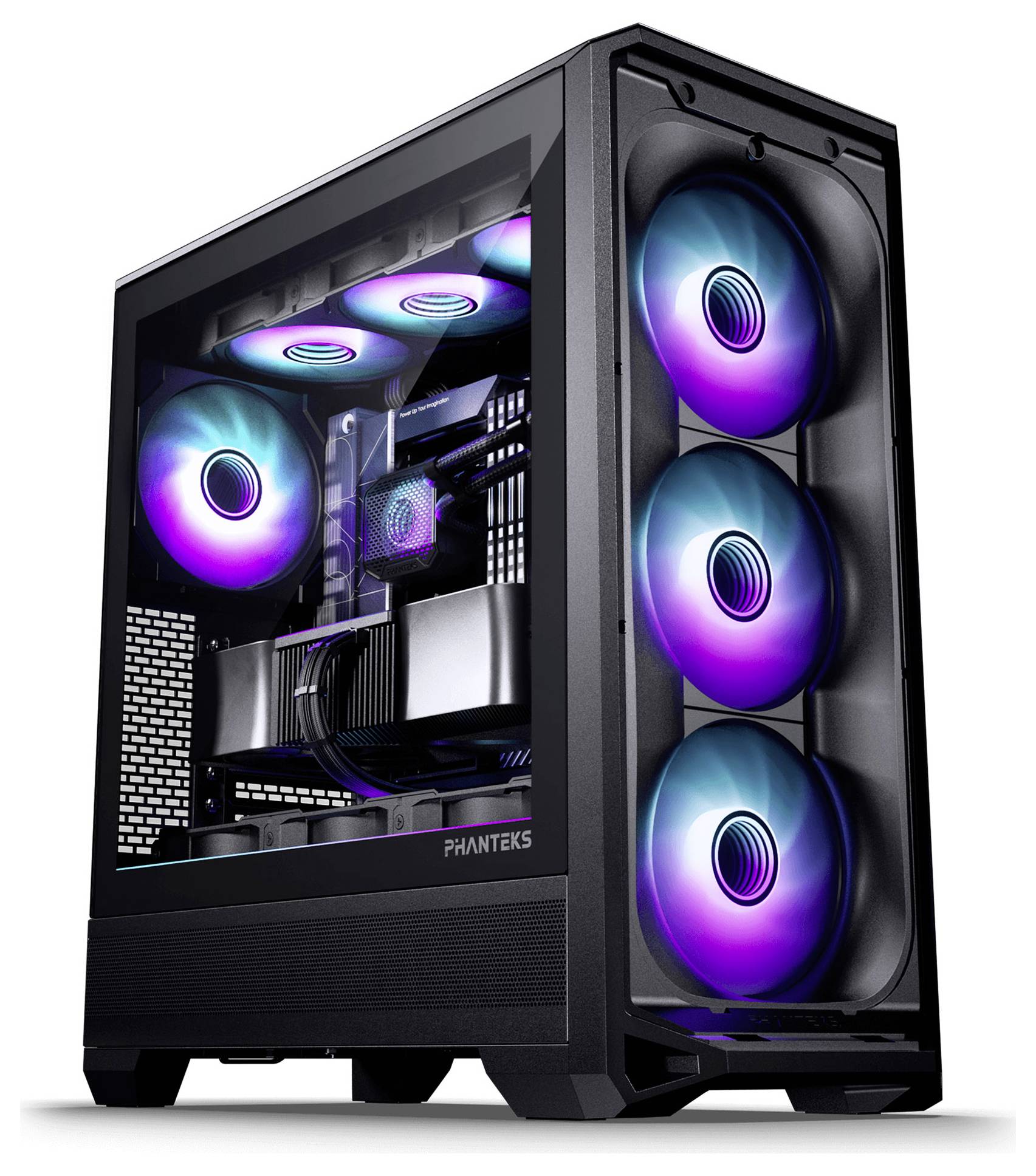 Phanteks PH-EC400GA_DBK01 Midi-Tower Gehäuse, Gaming-Gehäuse, PC-Gehäuse Schwarz-3