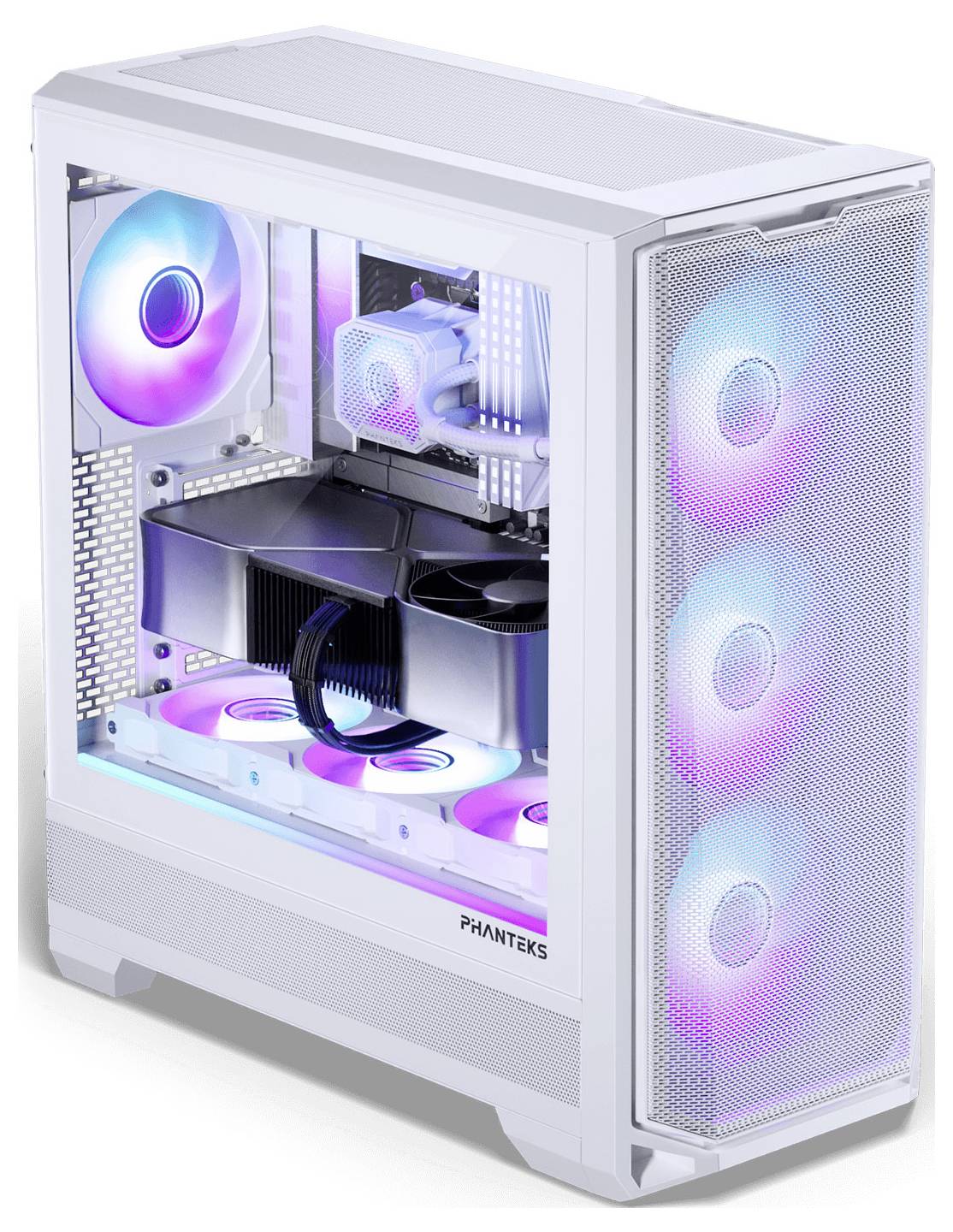 Phanteks PH-EC400GA_DMW01 Gehäuse, Gaming-Gehäuse, PC-Gehäuse Weiß-4