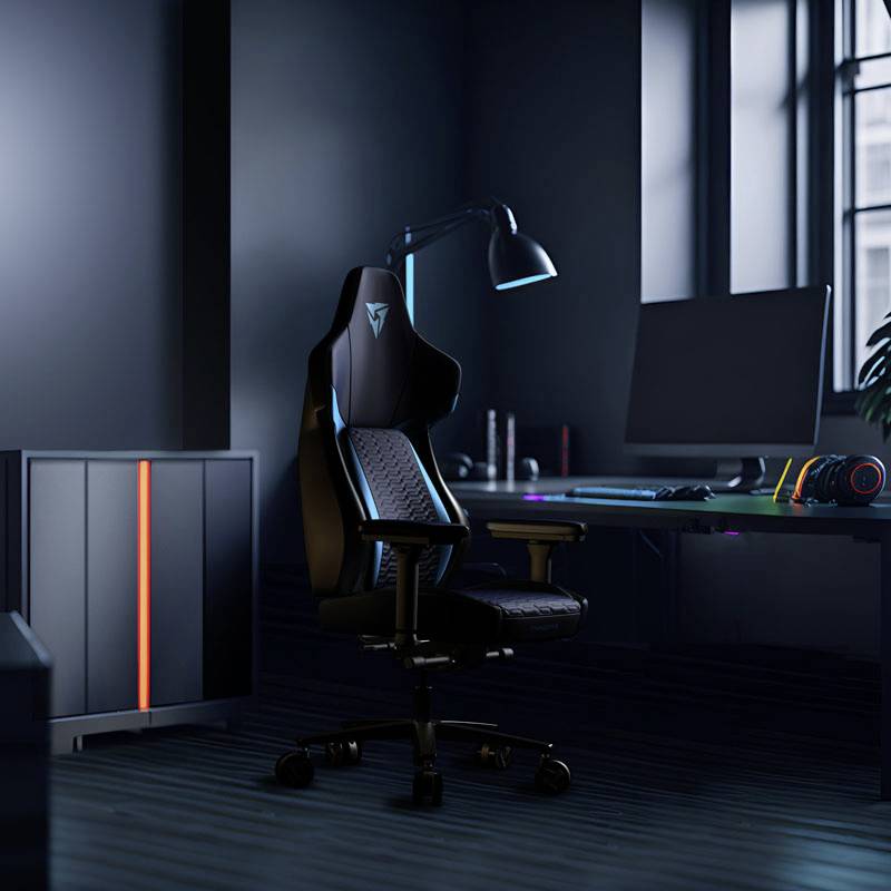 ThunderX3 TEGC-2055101.B1 Gaming-Stuhl Schwarz, Blau-8