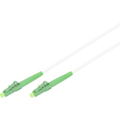 Digitus DK-2933A-05-LCA-SX Glasfaser LWL, Glasfaser Anschlusskabel 100 cm Weiß, Grün, Minz-Grün, Dunkel-Grün (seidenmatt-0