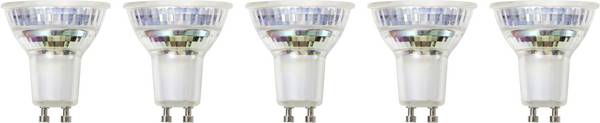 Sygonix SY-6829294 LED EEK A (A - G) GU10 Globe (mini) 2 W = 50 W Warmweiß (Ø x H) 50 mm x 54 mm 5 St.