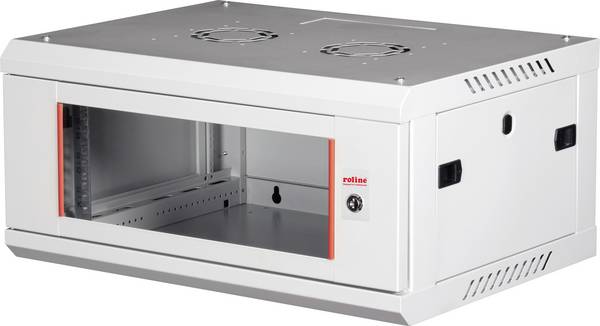 ROLINE 19-Zoll Wandgehäuse Basic Plus 4HE, 600x450 BxT grau