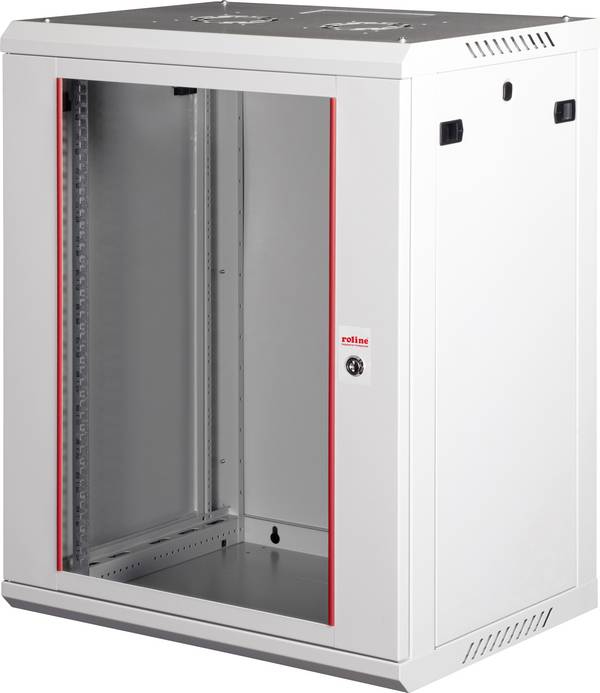 ROLINE 19-Zoll Wandgehäuse Basic Plus 18HE, 600x450 BxT grau