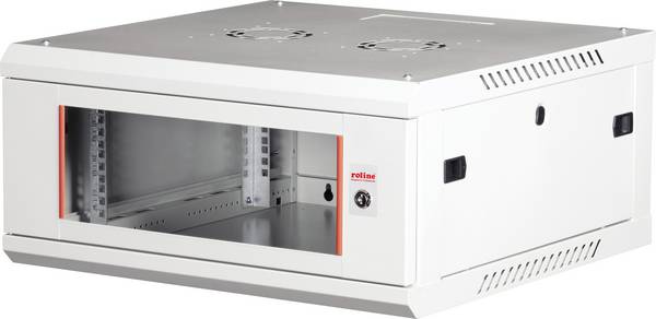 ROLINE 19-Zoll Wandgehäuse Basic Plus 4HE, 600x600 BxT grau