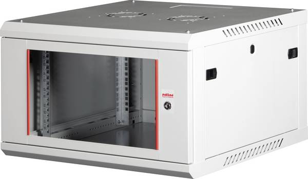 ROLINE 19-Zoll Wandgehäuse Basic Plus 6HE, 600x600 BxT grau