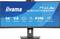 '34" VA Curved Monitor mit 3440x1440 Auflösung, USB-C, KVM-Switch, 95W und 5MP Kamera. Modell: iiyama ProLite XCB3497WQSNPH.'