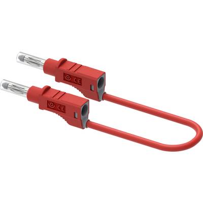 Electro PJP 2214/600V-CD1-25R Messleitung Steckanschluss 4 mm 25 cm Rot 1 St.-0