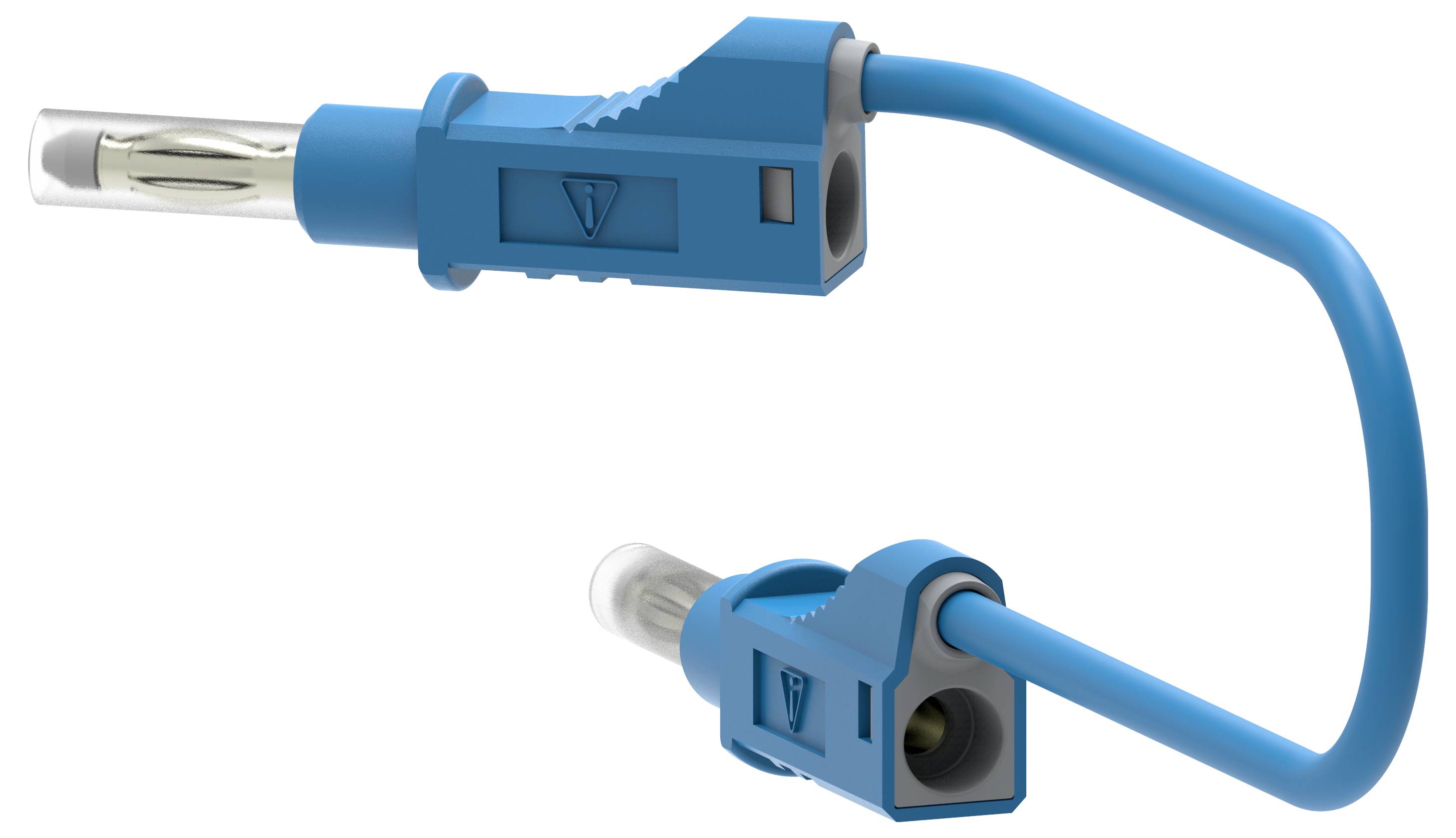 Electro PJP 2214/600V-CD1-25BL Messleitung Steckanschluss 4 mm 25 cm Blau 1 St.-2