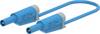 Electro PJP 2714-IEC-CD1-50BL Messleitung Steckanschluss 4 mm, Bananenstecker 50 cm Blau 1 St.