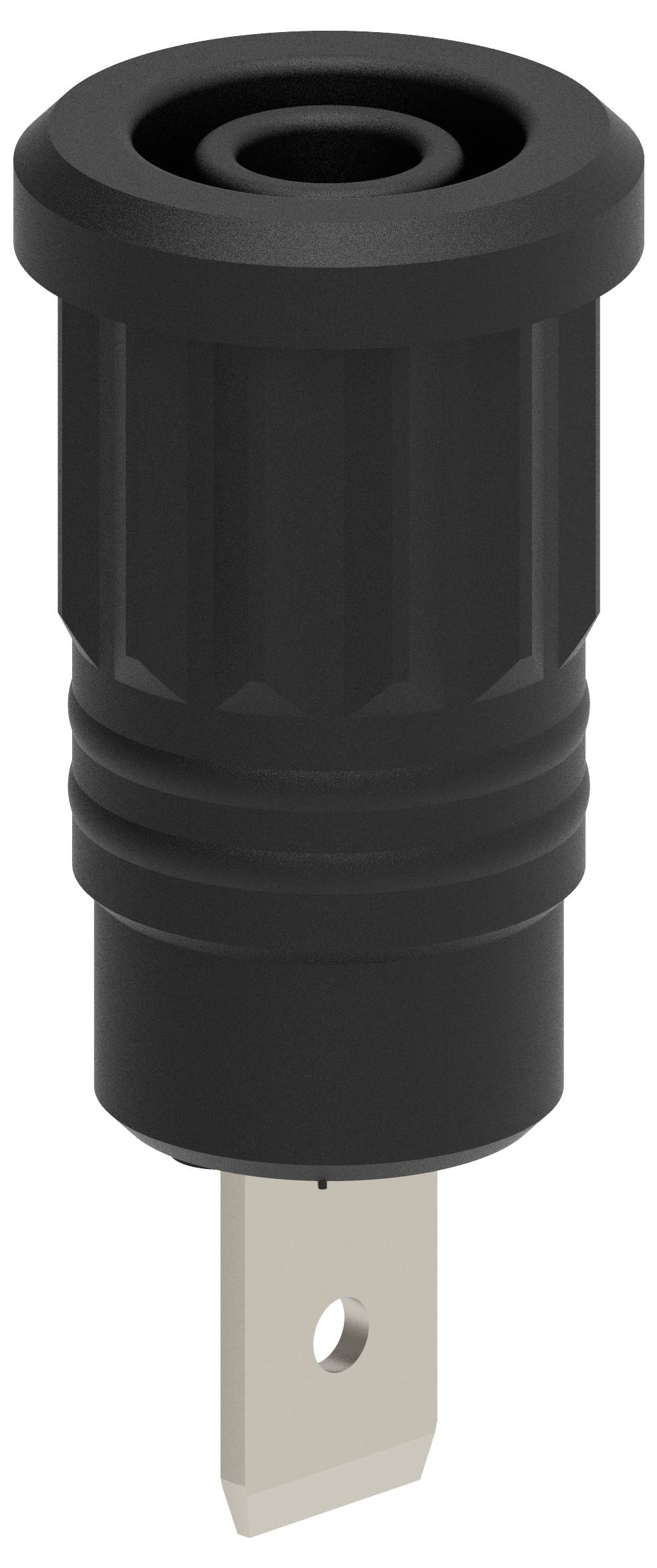Electro PJP 3286-CD1-N Sicherheits-Einpressbuchse Schwarz 1 St.-1