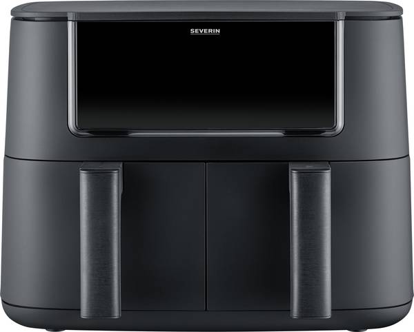 Severin FR 2463 Heißluft-Fritteuse 8 l 2600 W Timerfunktion, mit Display Schwarz