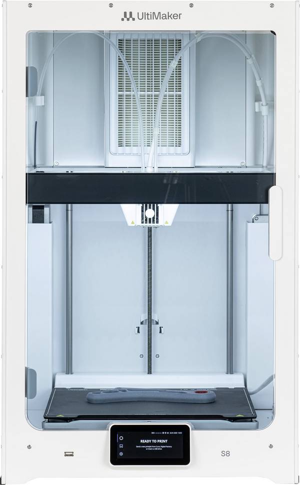 UltiMaker S8 3D Drucker Dual-Düsen-System (Dual Extruder), beheizbares Druckbett