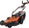 Black & Decker Black & Decker EasySteer - Rasenmäher - elektrisch Elektro Rasenmäher mit Schnitthöhenverstellung, Höhenverstellbarer Griff mit Klappfunktion 1600 W Schnittbreite (max.) 38 cm