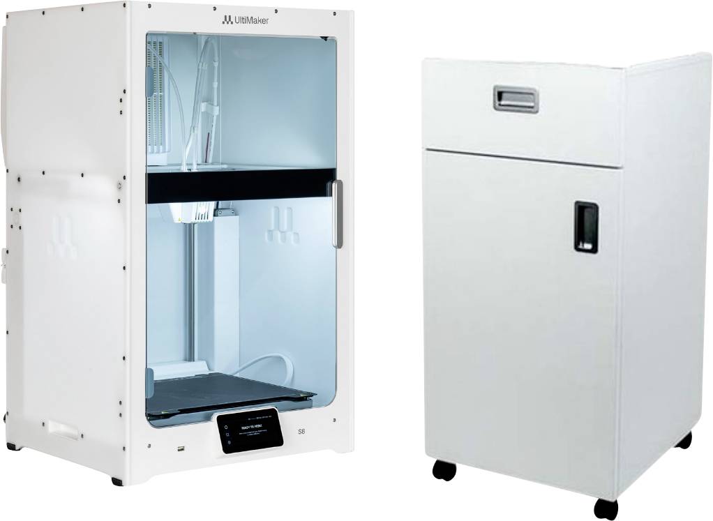 UltiMaker S8 + Maertz Cabinet 3D Drucker