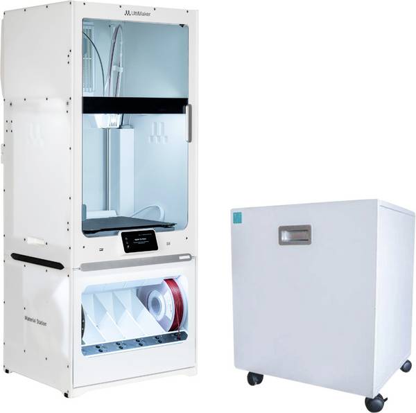 UltiMaker S8 Pro Bundle + Maertz Cabinet 3D Drucker Dual-Düsen-System (Dual Extruder)