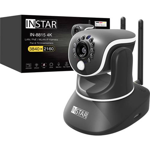 INSTAR IN-8815 4K POE/WLAN schwarz 18005 IP Überwachungskamera