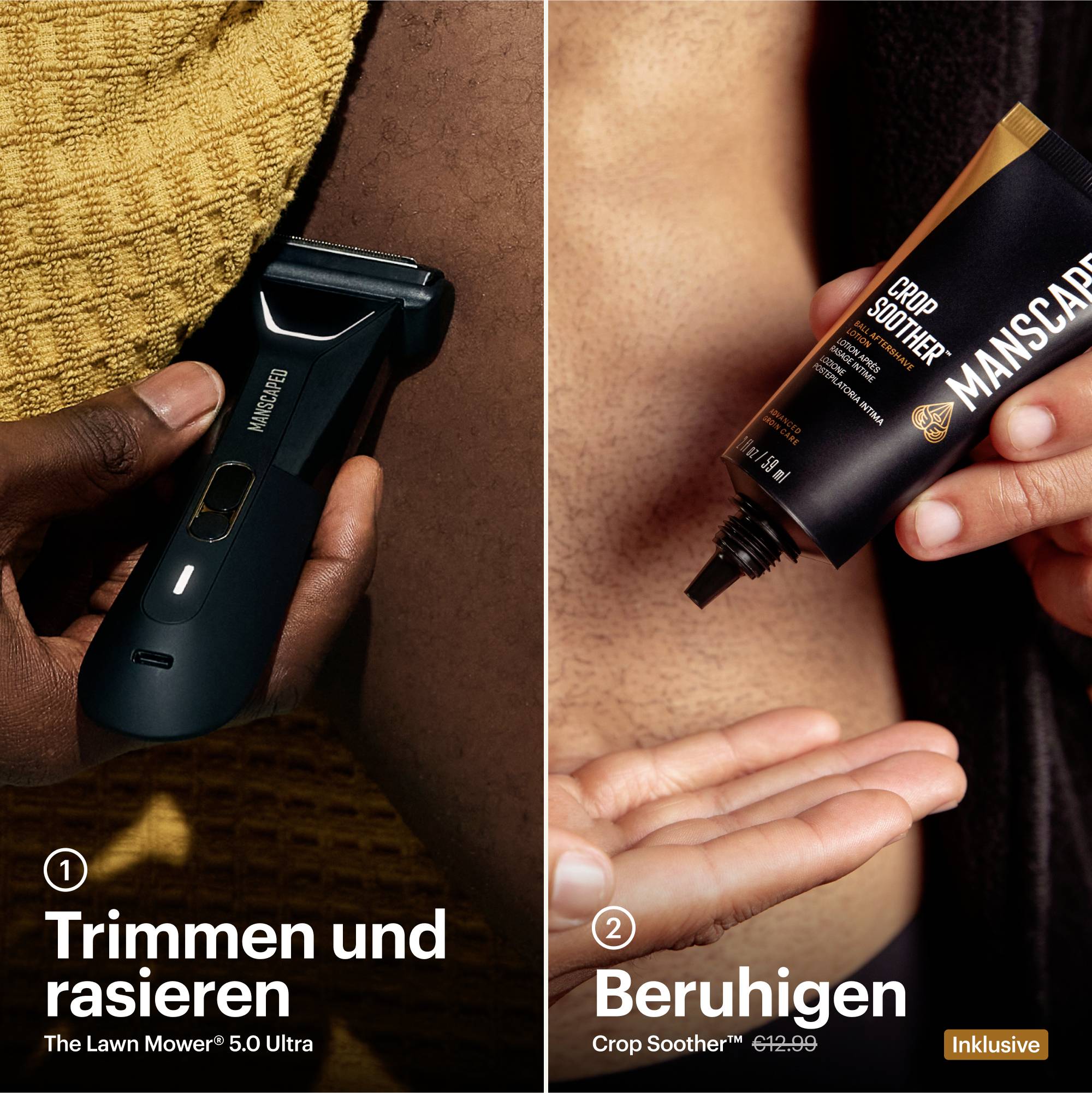 MANSCAPED The Lawn Mower 5.0 Ultra Rasierer, Bartschneider, Haarschneider Schwarz-3