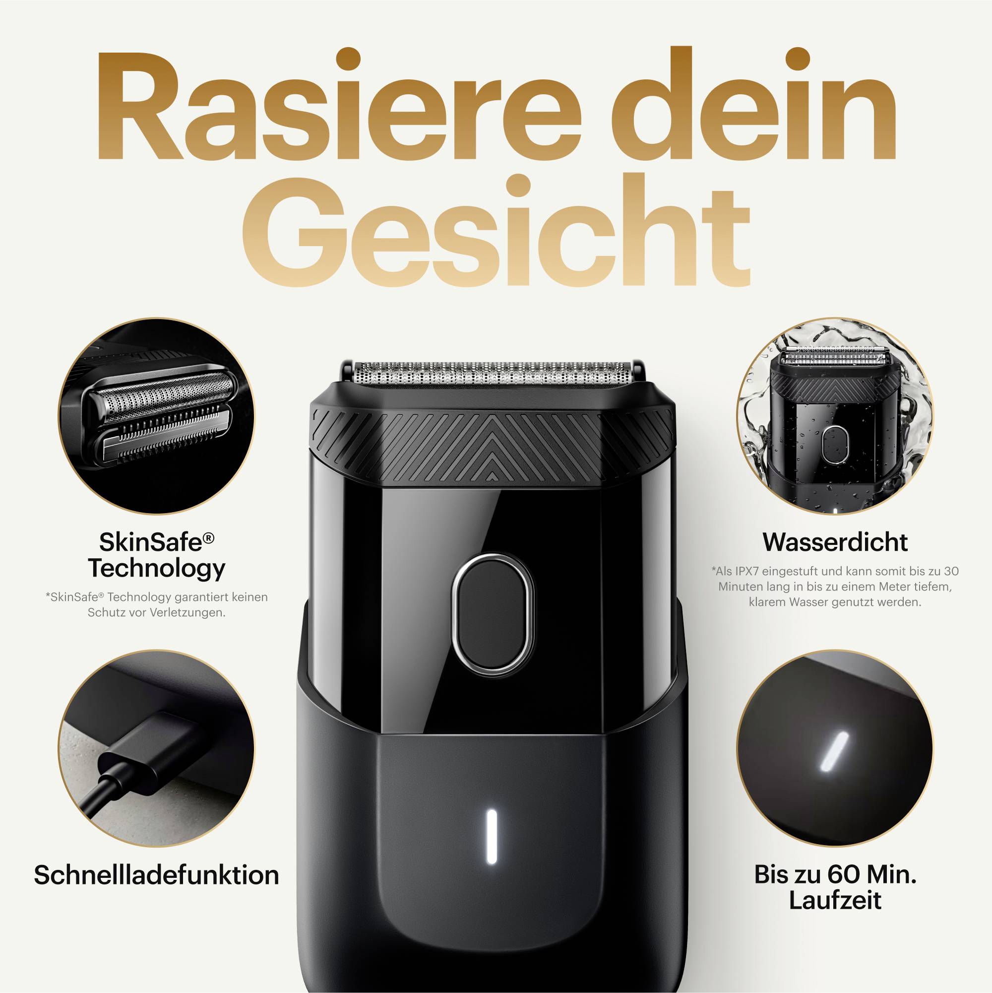MANSCAPED The Handyman Rasierer Schwarz-1