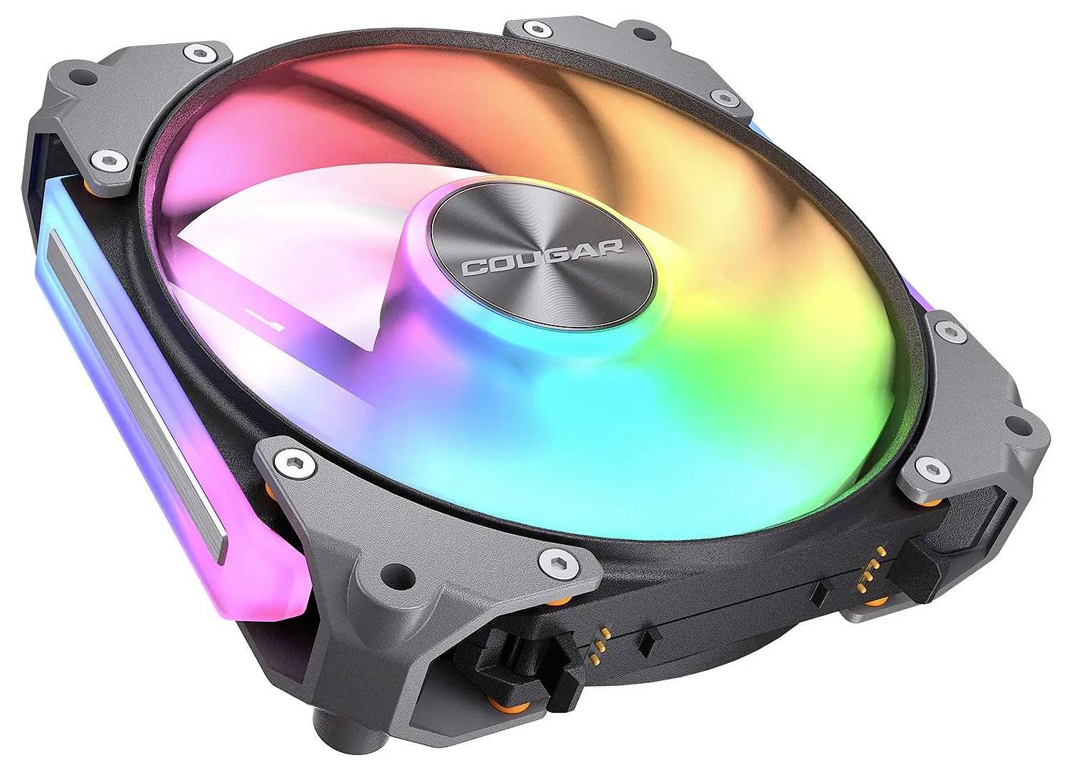 Cougar CF-APR12HB3-RGB PC-Gehäuse-Lüfter Schwarz (B x H x T) 120 x 120 x 28 mm-1