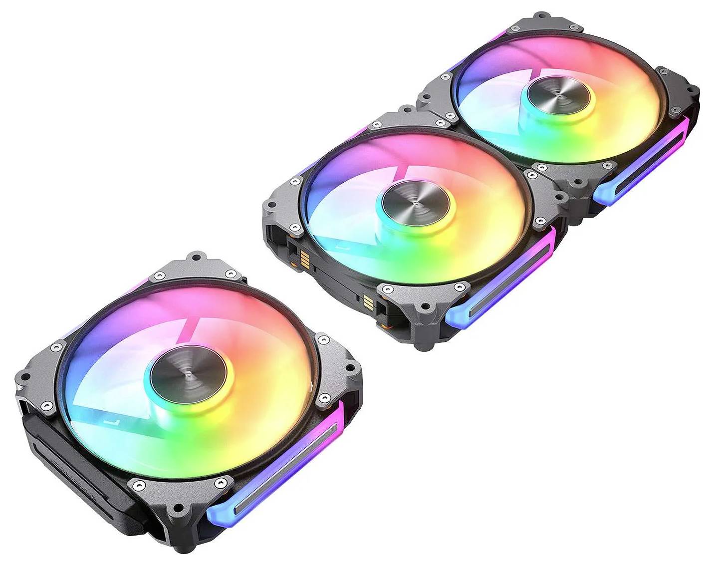 Cougar CF-APR12HB3-RGB PC-Gehäuse-Lüfter Schwarz (B x H x T) 120 x 120 x 28 mm-7