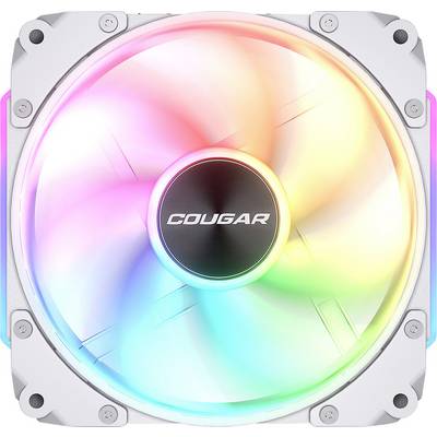 Cougar CF-APR12HW3-RGB PC-Gehäuse-Lüfter Weiß (B x H x T) 120 x 120 x 28 mm-0