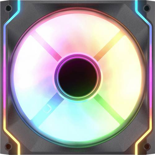 Cougar CF-SC140RB-RGB PC-Gehäuse-Lüfter Schwarz (B x H x T) 140 x 140 x 25 mm